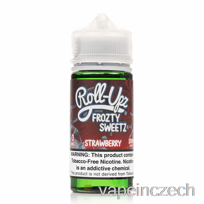 Jahodová Zmrzlina - Džus Roll-upz - 100 Ml 0mg Vape Bez Nikotinu
